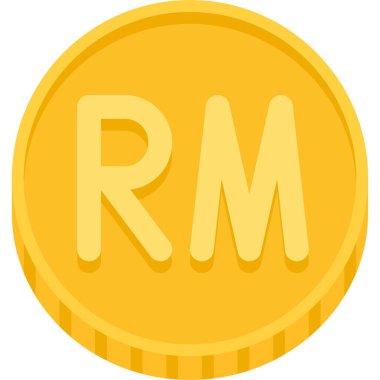 Malezya ringgit sikke vektör simgesi, Malezya para birimi
