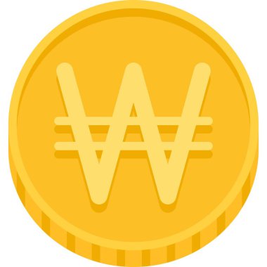 Kore para ikonu, Kuzey ve Güney Kore 'nin resmi para birimi.