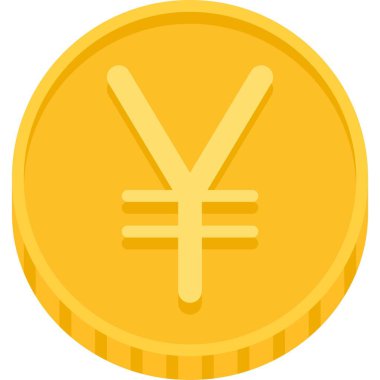 Yen ve Yuan madeni para simgesi, Japon yeni ve Çin yuanı için kullanılan para birimi simgesi.