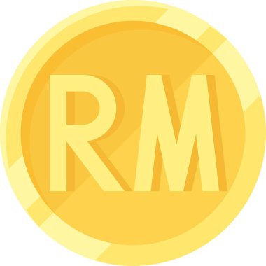 Malezya ringgit sikke vektör simgesi, Malezya para birimi