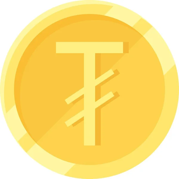 モンゴルの通貨 トゥグリク コイン — ストックベクタ