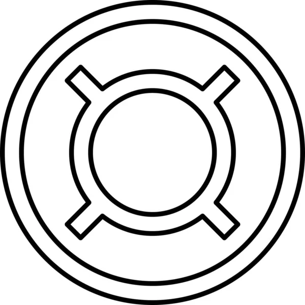 Знак Знака Валюты Монета Символ Используемый Обозначения Неопределенной Валюты — стоковый вектор