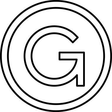 Haitili gurme sikke vektör simgesi, Haiti para birimi