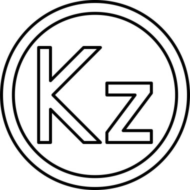 Angola para vektör ikonu Angola para birimi.