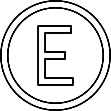 Swazi lilangeni sikke vektör simgesi, Eswatini para birimi