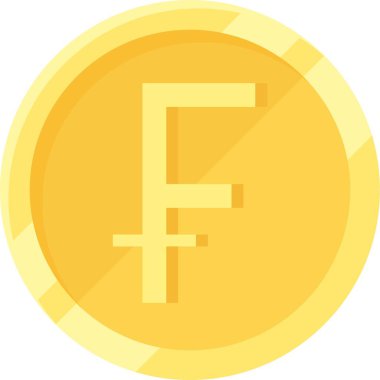 Fancs madeni para ikonu, franc herhangi birkaç birim para birimidir