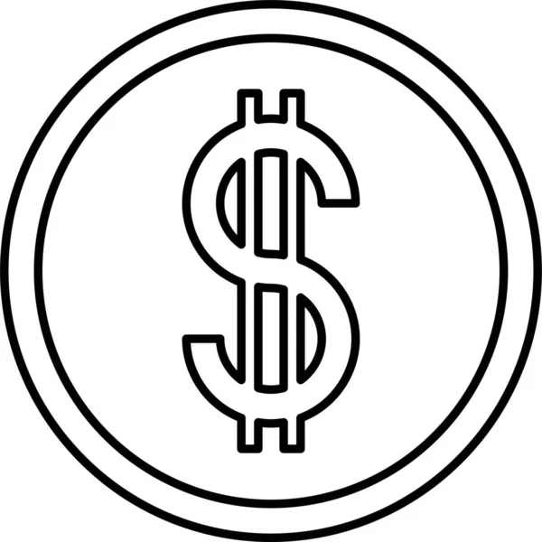 Cape Verdean Escudo Coin Icon Currency Republic Cape Verde — Stock Vector
