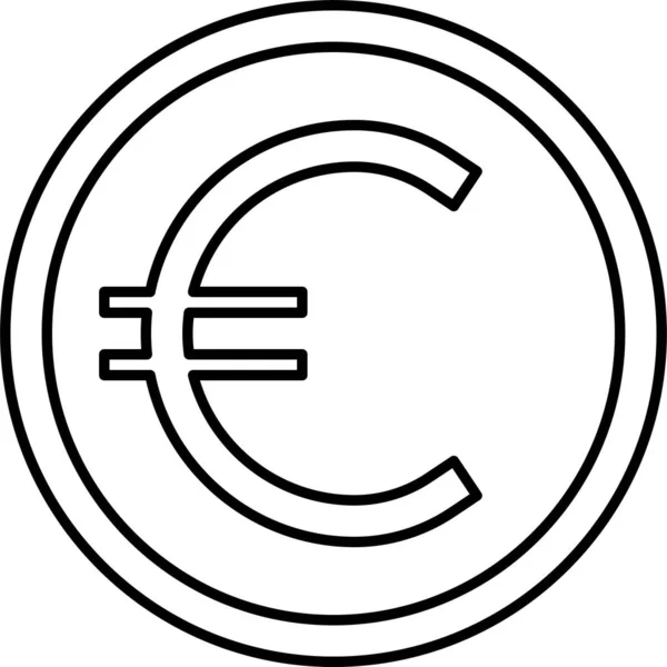 Euroérme Európai Unió Tagállamából Hivatalos Pénznem — Stock Vector