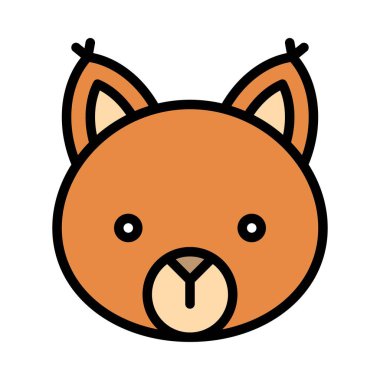 Sincap başı simgesi, Şükran Günü vektör illüstrasyonu