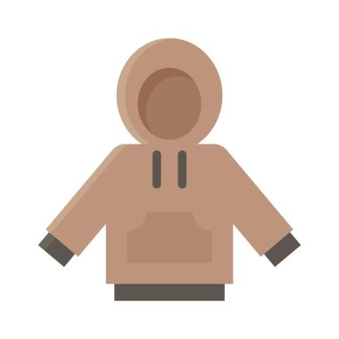 Hoody simgesi, Şükran Günü bağlantılı vektör illüstrasyonu