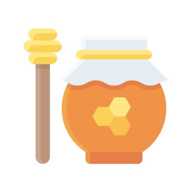 Bal küpü simgesi, Şükran Günü bağlantılı vektör illüstrasyonu