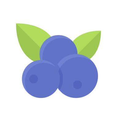 Yaban mersini ikonu, Şükran Günü bağlantılı vektör illüstrasyonu