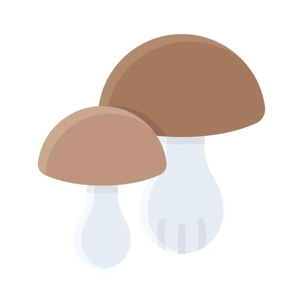 Mushroom Icon Thanksgiving Related Vector Illustration — Stock Vector