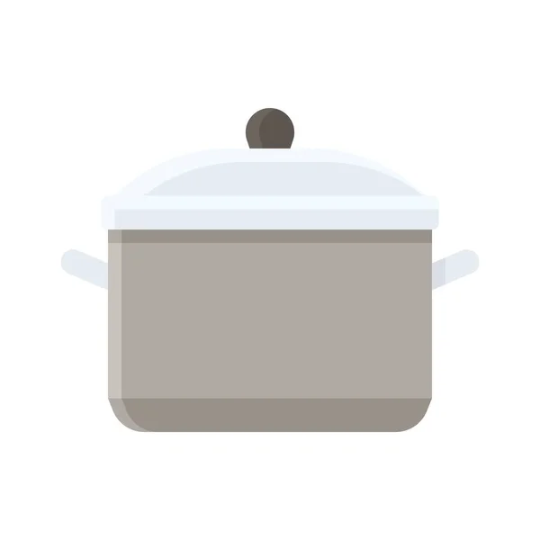 Cooking Pot Icon Thanksgiving Related Vector Illustration — Stock Vector