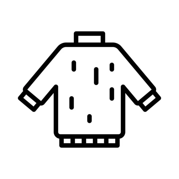 Ikona Vlněného Oblečení Vektorová Ilustrace Související Díkůvzdáním — Stockový vektor