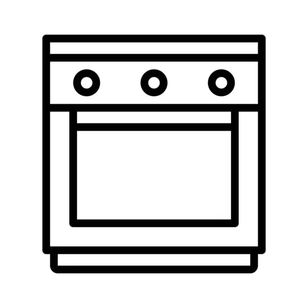 Oven Icon Thanksgiving Related Vector Illustration — Stock Vector