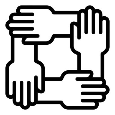 El simgesi kolajlaması, Protestoya bağlı vektör illüstrasyonu