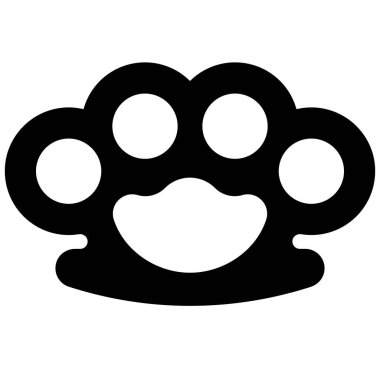 Knuckle simgesi, Protestoya bağlı vektör illüstrasyonu