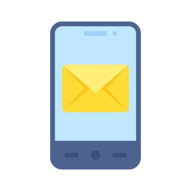 E- posta Uygulaması simgesi, mobil uygulama vektör illüstrasyonuName