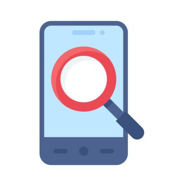 Uygulama simgesi, mobil uygulama vektör illüstrasyonu aranıyor