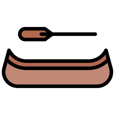 Kano simgesi, ulaşımla ilgili vektör illüstrasyonu