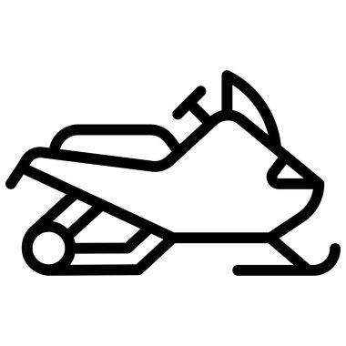 Kar mobil simgesi, ulaşımla ilgili vektör illüstrasyonu