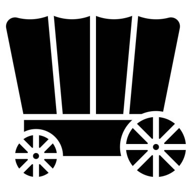 Taşıma simgesi, ulaşım bağlantılı vektör illüstrasyonu