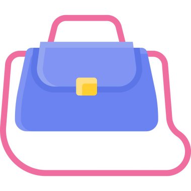 Kadın Torbası simgesi, Uluslararası Kadın Günü İlgili vektör illüstrasyonu