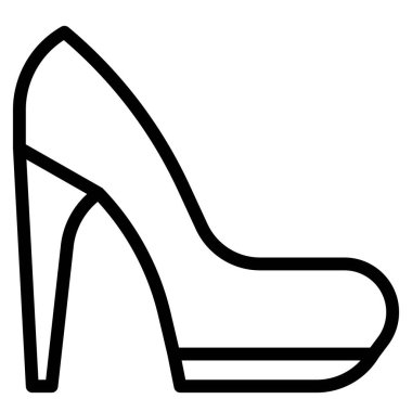 Yüksek topuklu ayakkabı ikonu, Uluslararası Kadın Günü illüstrasyonuyla ilgili