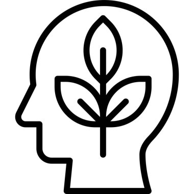 Dünya Günü illüstrasyonuyla ilgili ikon içerisindeki filizlenme başlığı