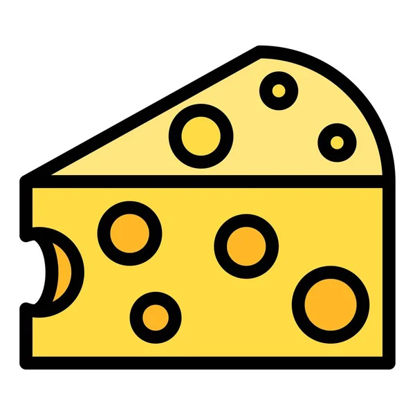 Icono Del Queso Panadería Ilustración Vectores Relacionados Con Cocción — Vector de stock