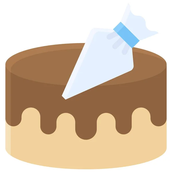 Cake Decorating Icon Bakery Baking Related Vector Illustration Royalty Free Stock Illustrations