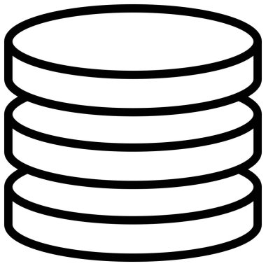 Katman kek simgesi, fırın ve fırınla ilgili vektör illüstrasyonu