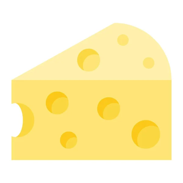 奶酪图标 面包店和与烘焙有关的病媒插图 — 图库矢量图片