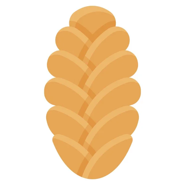 Icono Challah Panadería Ilustración Vectorial Relacionada Con Cocción — Vector de stock