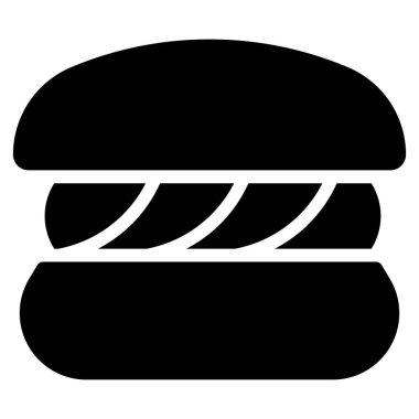 Semla simgesi, fırın ve fırınla ilgili vektör illüstrasyonu