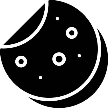 Sünger kek simgesi, fırın ve fırınla ilgili vektör illüstrasyonu