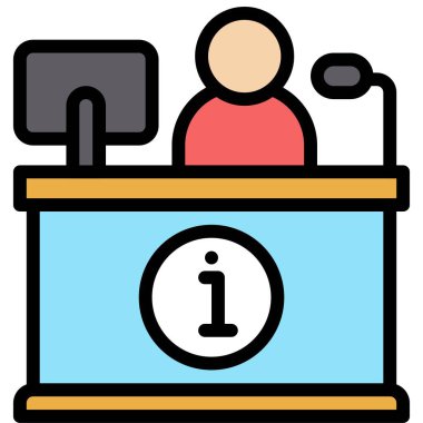 Masa simgesi, süpermarket ve alışveriş merkezi illüstrasyonuna yardım et