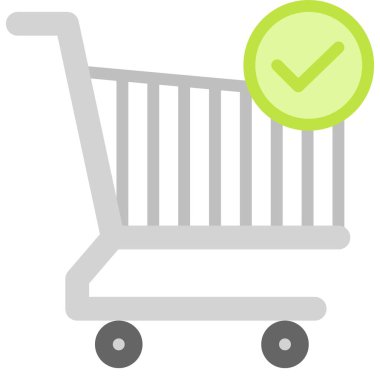 Çıkış simgesi, süpermarket ve alışveriş merkezi bağlantılı vektör illüstrasyonuna bakın