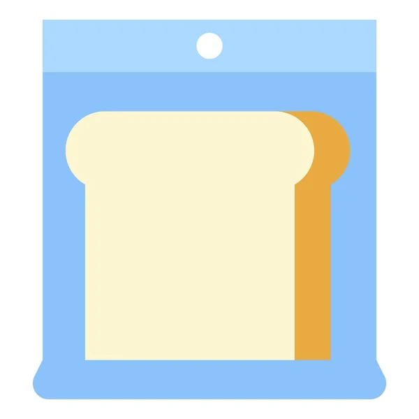 Brot Symbol Supermarkt Und Einkaufszentrum Verwandte Vektorillustration — Stockvektor