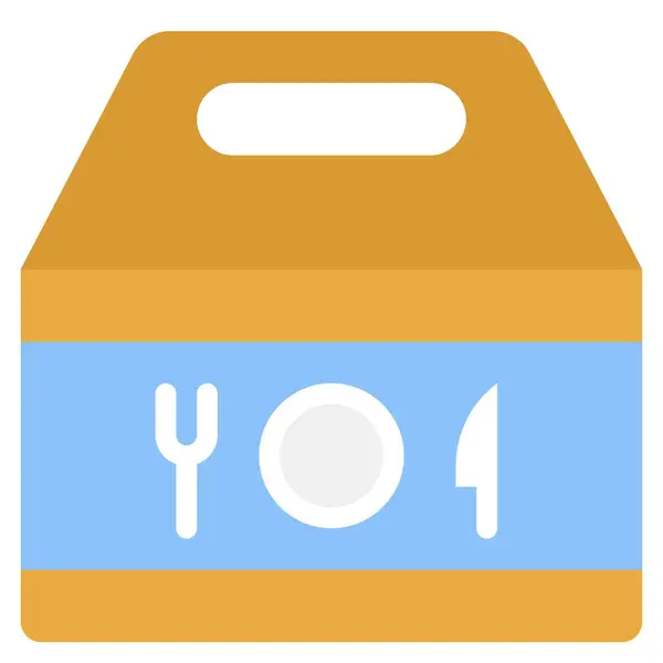 Ikona Občerstvení Vektorová Ilustrace Související Supermarketem Nákupním Centrem — Stockový vektor