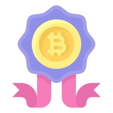 Rosette simgesi, Kripto para birimi bağlantılı vektör çizimi