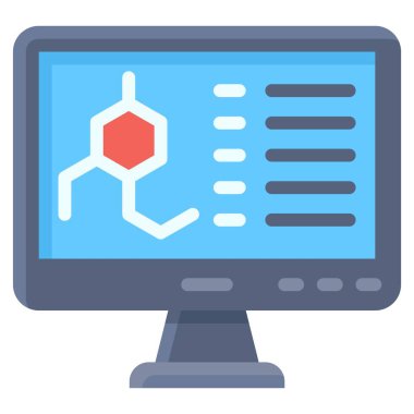 Bilgisayar İzleme simgesi, Aşı Geliştirme İlgili vektör çizimi