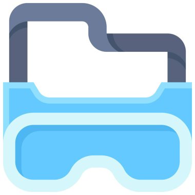 Göz koruma simgesi, aşı geliştirme ilgili vektör çizimi