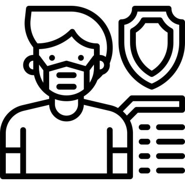 Bağışıklık sistemi simgesi, Aşı Geliştirme İlgili vektör çizimi