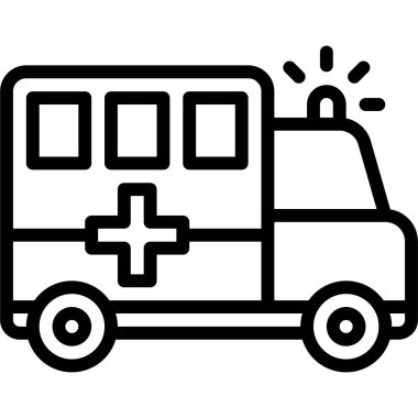 Ambulans simgesi, Aşı Geliştirme İlgili vektör çizimi