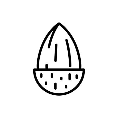 Kabuk Detaylı Kahverengi Badem Tohumu Özeti