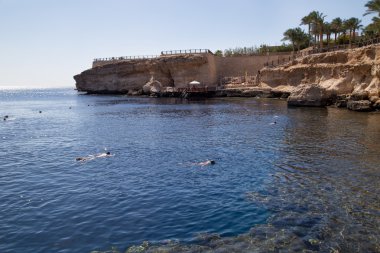 Sahilde deniz kıyı şeridi