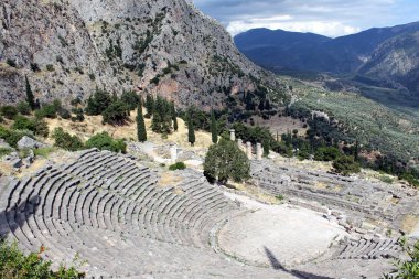 Delphi Yunan amfi tiyatro