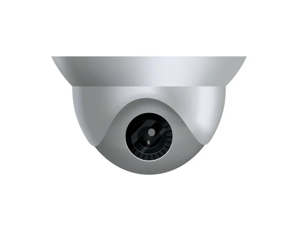 Câmara de segurança. Câmera de vigilância decorativa. Sistema de proteção doméstica de segurança. Ilustração do vetor cctv e sinal da câmera — Vetor de Stock